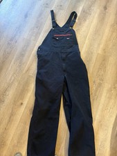 Dickies Men's Overalls Crossover High-Back Multi Pocket Bib Overalls Black XLR