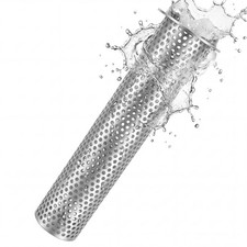 1 PCS 2x8 Inch 316 Stainless Steel Commercial Floor Drain Strainer Basket Mesh