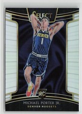 2018-19 Panini Select Silver Prizm Michael Porter Jr RC #37 Nuggets Rookie Card