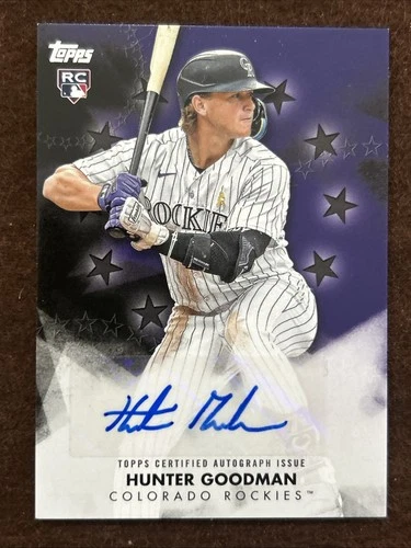 Hunter Goodman 2024 Topps Hunter Goodman Auto