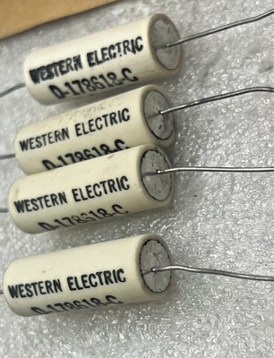 VERY RARE NOS MATCH QUAD WESTERN ELECTRIC CERAMIC RESISTORS D-178618-C TUBE AMPS