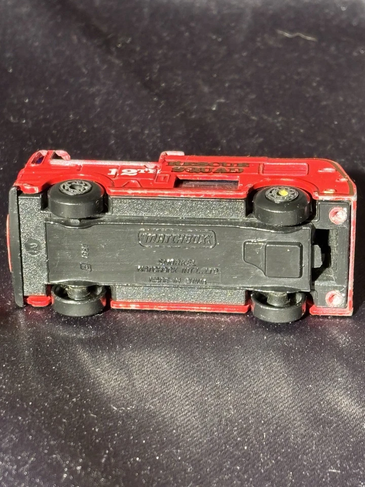 Vintage Matchbox Diecast Emergency Vehicle Lot Of 6, 70’s 80’s 90’s. - Image 4 of 4