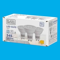 3X 3,6W (=50W) Led GU10 Tageslicht Weiß 6500K Reflektor Strahler GlüHbirne Lampe