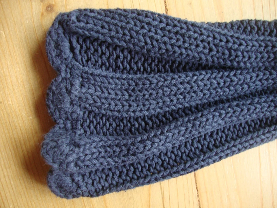 HERBST Pullover dunkelblau navy Gr. 38 v. Passport +++ tolles Lochstrick-Muster - Bild 4 von 4