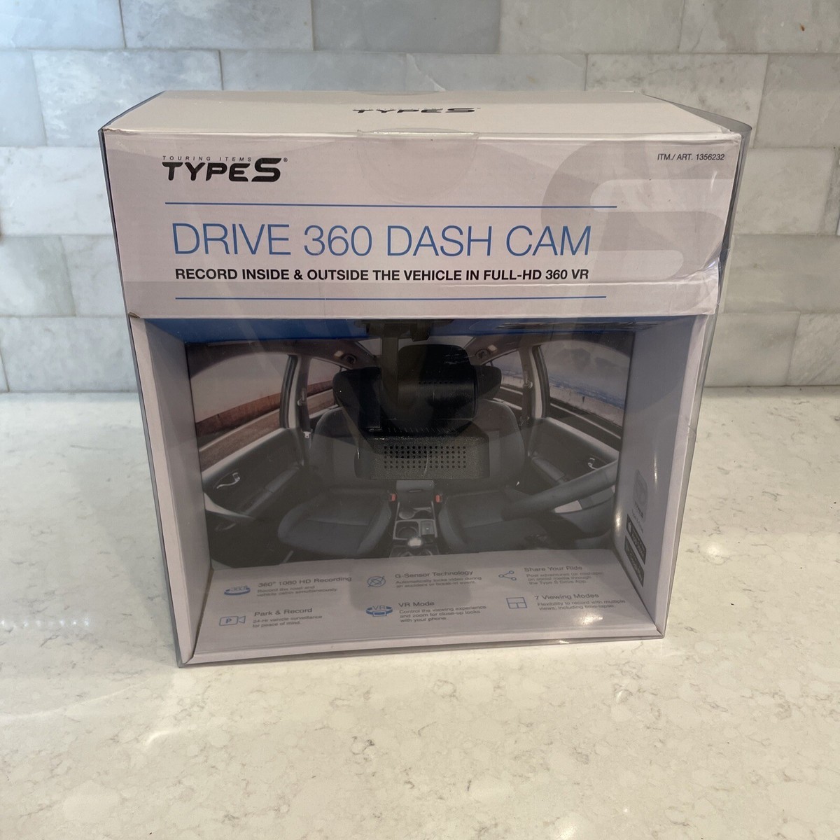 Costco Type S Drive 360 Dash Cam Installation New Sealed Touring
