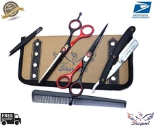 Salon Hair Cutting Thinning Scissors Barber Shears Hairdressing Accessories Set 