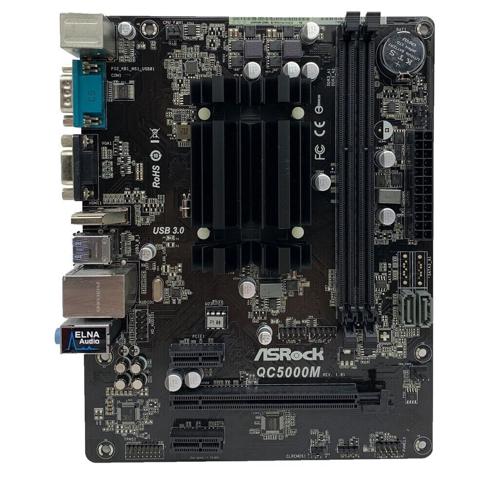 ASRock QC5000M Motherboard M ATX SOC AMD A4 5050 5000 DDR3 SATA3