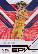 2019 Score #EM-1 Jared Goff Epix Moment Red