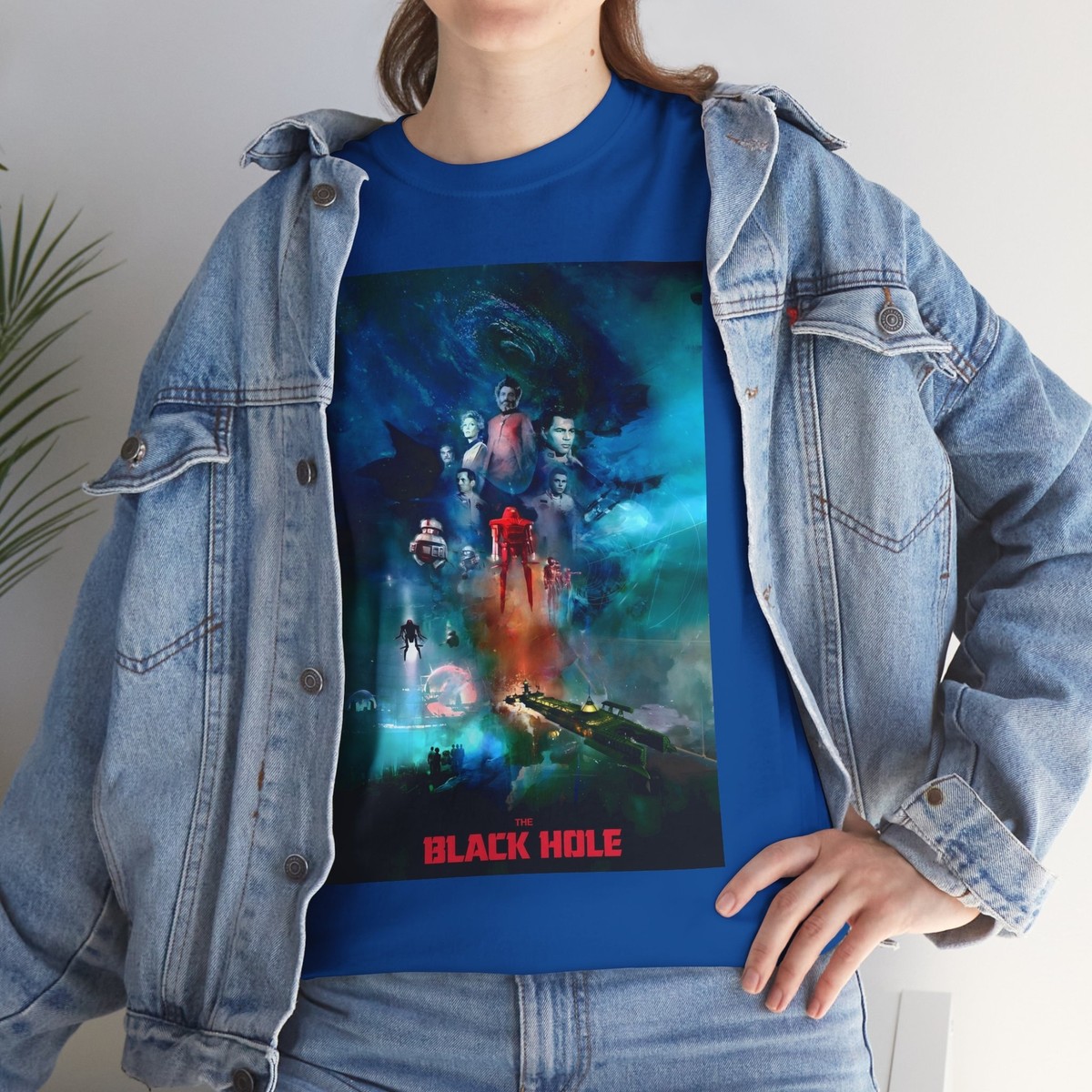 The Black Hole (1979) T-Shirt Sci-Fi Maximilian Schell Yvette 