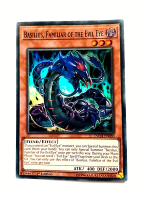 Yu-Gi-Oh Infinity Chasers: Basilius, Familiar OfThe Evil Eye Sammelkarte