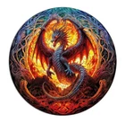 Fairy Dragon Wooden Jigsaw Puzzle (Best Gift)