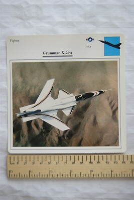 Grumman X-29A - USA - Fighter - Collectors Club Card