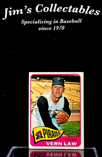1965 Topps Baseball - #515 Vern Law Pittsburgh Pirates