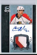2007-08 ROOKIE AUTO PATCH CORY MURPHY ROOKIE AUTO PATCH 3 COLORS 153/249 FLORIDA