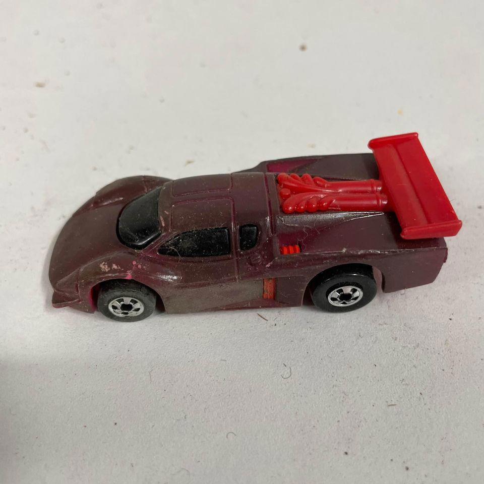 Vintage Mattel Hot Wheels Red Bottom Toy Car 1988 Malaysia