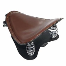 Brown Motorcycle Solo Seat 3" Spring Bracket Kit For Harley Chopper Bobber Honda