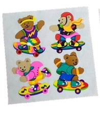 Sandylion stickers Skater Teddy Bears Vintage Sticker NLA