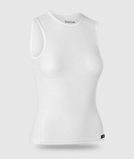 GripGrap Ultralight Sleeveless Mesh Damen Base Layer Unterhemd S White Weiss