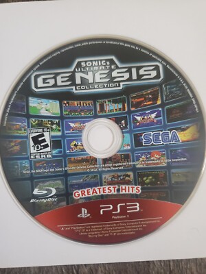 Sonic's Ultimate Genesis Collection Playstation 3 PS3 - Disc Only Greatest Hits