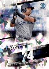 2020 BOWMAN CHROME ATOMIC INSERT NEW YORK YANKEES  - CANAAN SMITH #ST-30