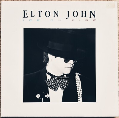 ELTON JOHN - Ice On Fire ;  LP  1985 ; D ; Rock