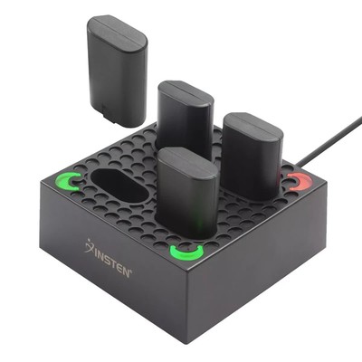 Insten 4 Pack Controller Battery For Xbox | Rechargeable Battery Station