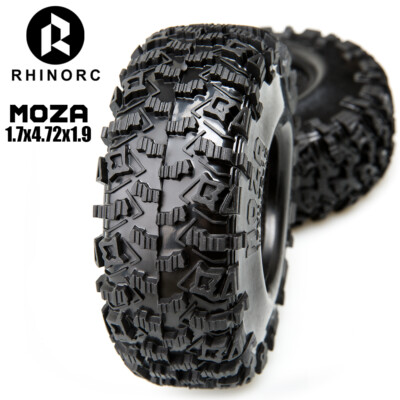 RHINORC 2pcs MOZA 1.9'' Competition Tires Super Sticky For Pro and Sporty class