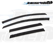 Dark Smoke Outside Mount Window Visor Rain Guard 4pcs For Honda Fit 2006-2008