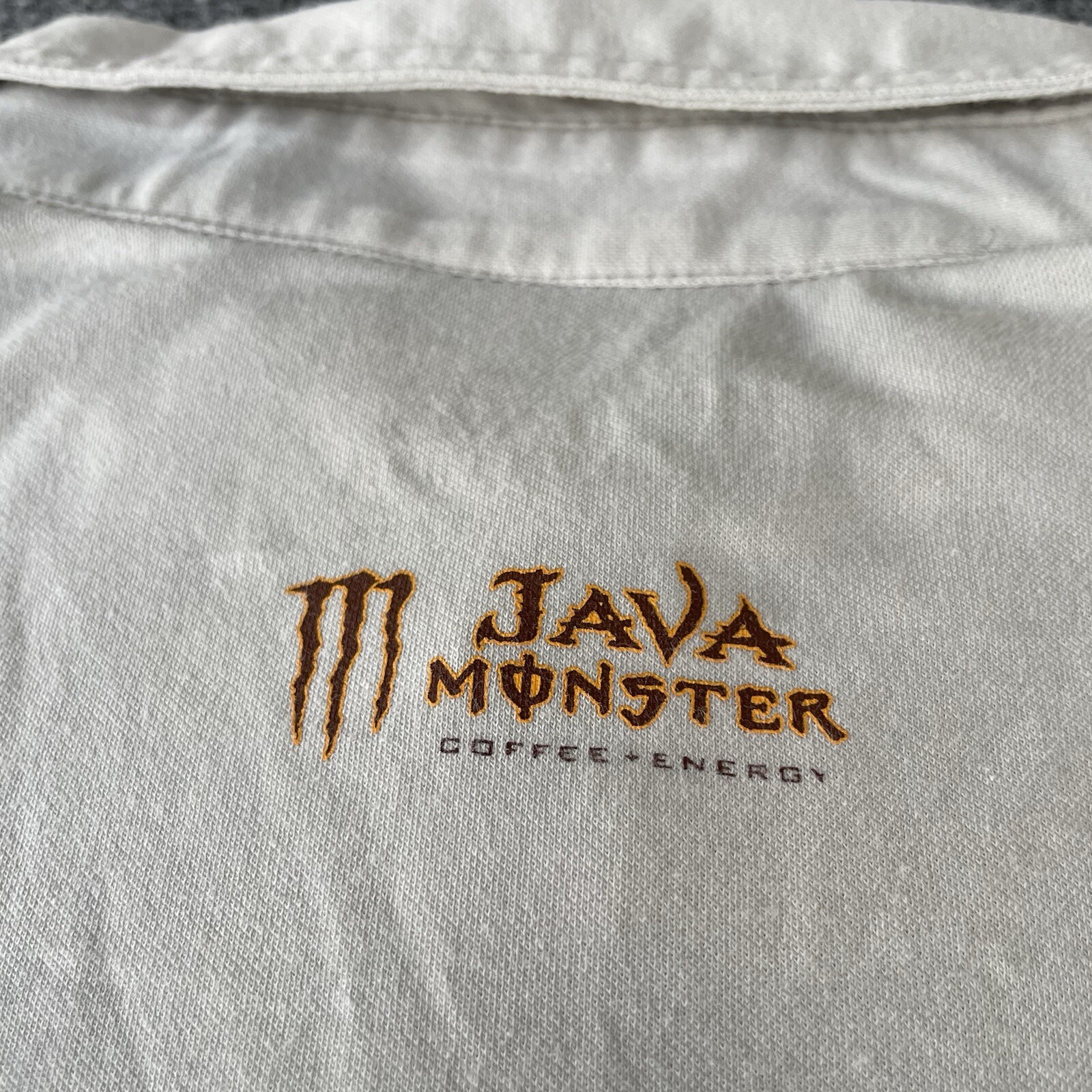 Monster Energy Java Monster Shirt Men Medium Tan … - image 6