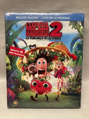 Lluvia de Hamburguesas 2 (Cloudy With a Chance of Meatballs 2) (Blu-ray/DVD) New