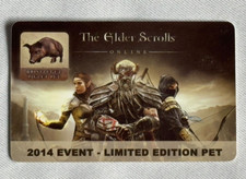 The Elder Scrolls Online 2014 Limited Edition Bristlegut Piglet Digital Key pet