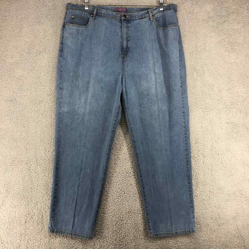 Blue Wash High Rise Jeans 