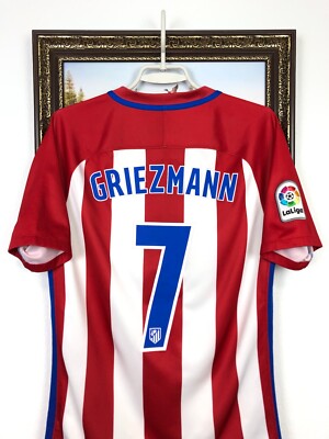 Atletico Madrid Home football shirt 2016 Soccer #7 Griezmann