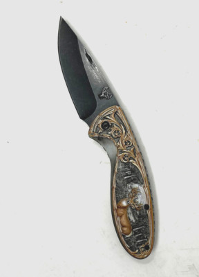 C. Jul. HERBERTZ Taschenmesser  HIRSCH Motiv 2. Wahl (315)