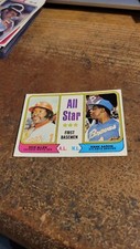 1974 Topps Baseball All Star 1st Base Hank Aaron Dick Allen #332