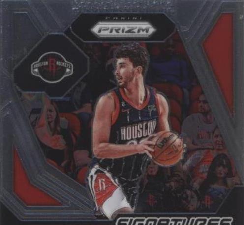 2023-24 Alperen Sengun Silver Prizm Signatures Auto PSA 10 #SIGSEN