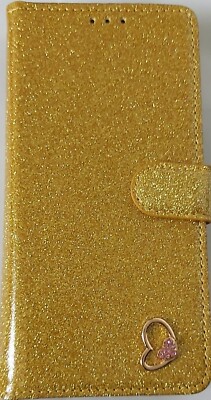 A51 Cover For Samsung Galaxy Glitter Golden Wallet Case UK