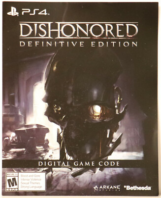 Dishonored: Definitive Edition Full Game DLC (Sony PlayStation 4, 2015) PS4