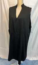 NWT The Limited Black Sleeveless Shift Short Dress Size 3x Formal Career Casual