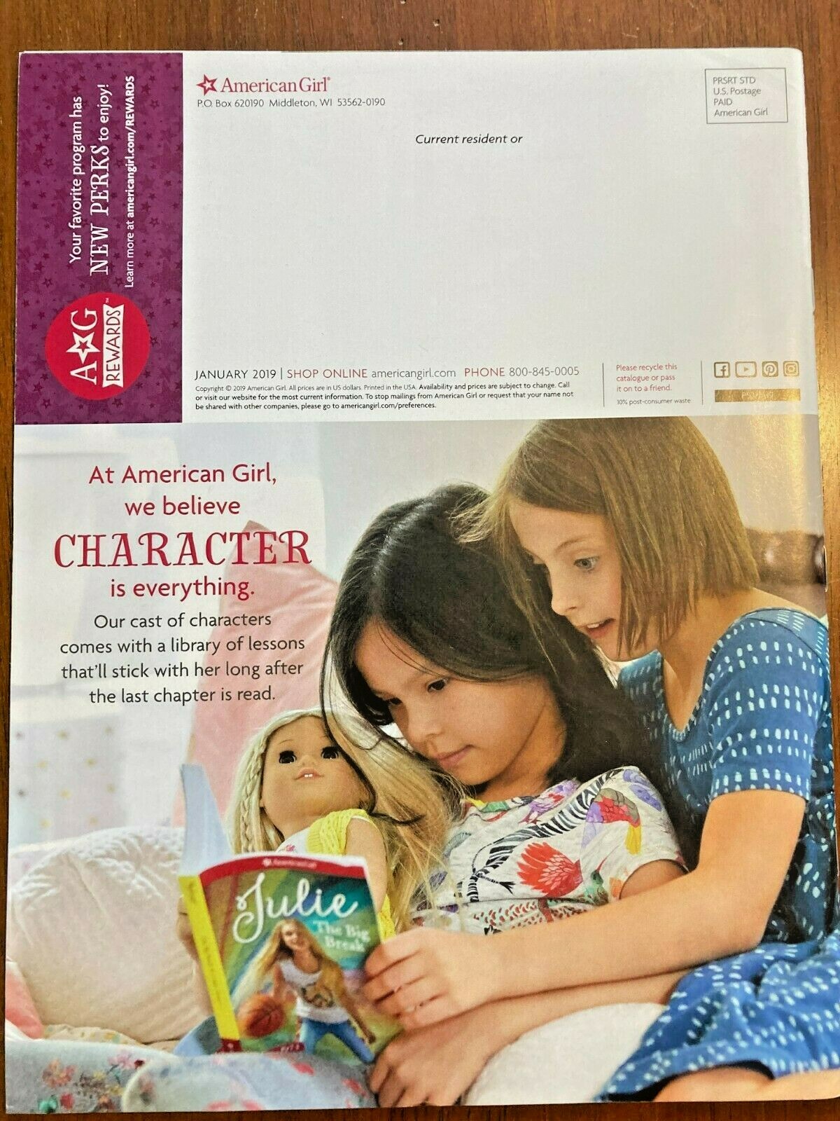 Blaire American Girl Magazine Subscription 2019 AMERICAN GIRL DOLL