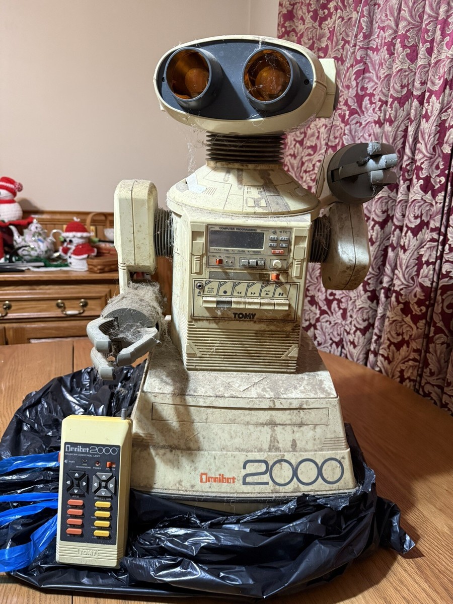トミー　オムニボット　TOMY OMNIBOT TOMY OMNIBOT 2000 Vintage 1980's Robot For Parts Or Repair