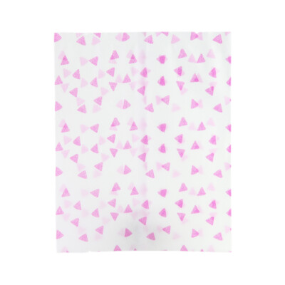 2/100/200/500 Disposable White Kraft Texture Bags with Purple Design for Bakery