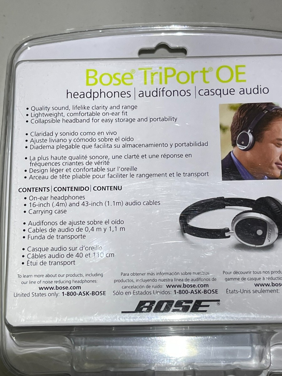 BOSE Triport OE On-Ear Wired Headphones Headset Earphones w