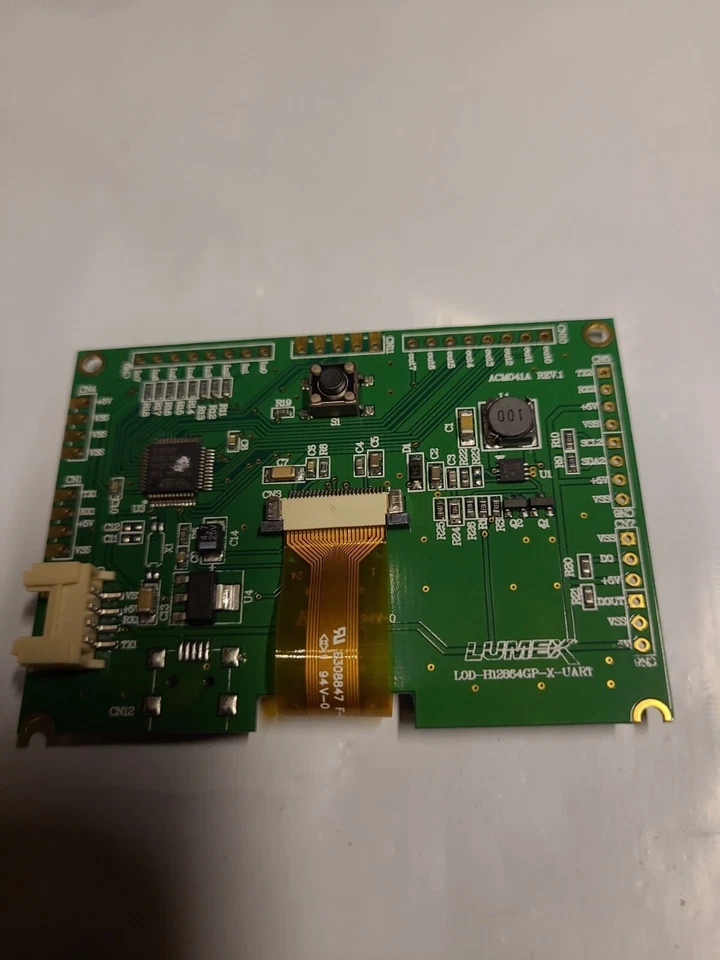 Lumex LOD-H12864GP-W-UR DISPLAY With wiring pigtail. - Image 3 of 4