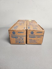 Konica Minolta TN-217 Black High Yield Toner Cartridge Lot of 2