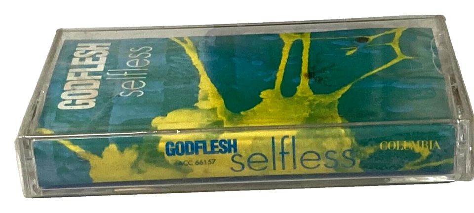 GODFLESH "Selfless" RARE SEALED PROMO Cassette Tape INDUSTRIAL METAL ©1994 - Image 4 of 4