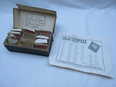 9 Vintage Favorite Superspex Cocktail Uhrenglas 1953 NOS