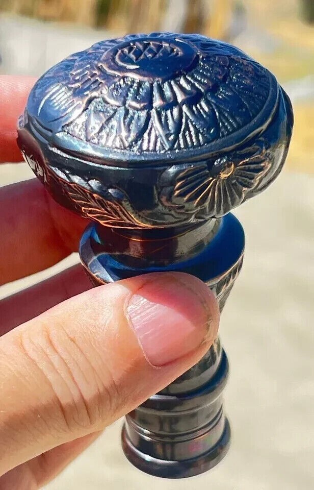 Solid Brass Antique Only Head Handle Nautical For… - image 4