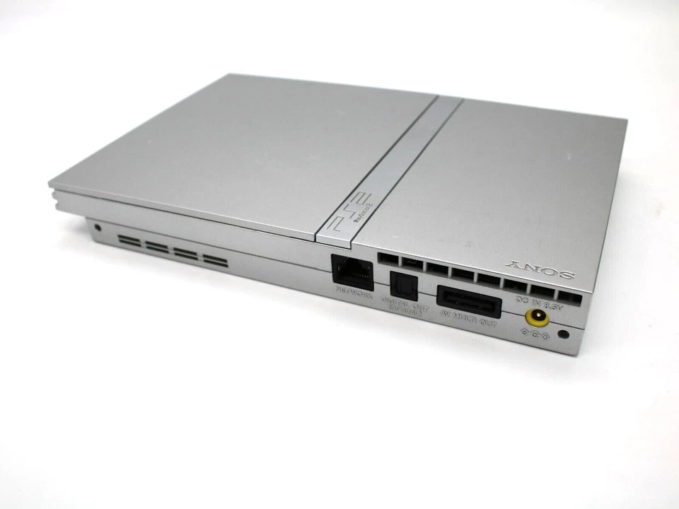 PS2 Konsole Slim SILBER Sony Playstation 2 PAL + Alle Kabel Voll Funktionsfähig - Bild 2 von 4
