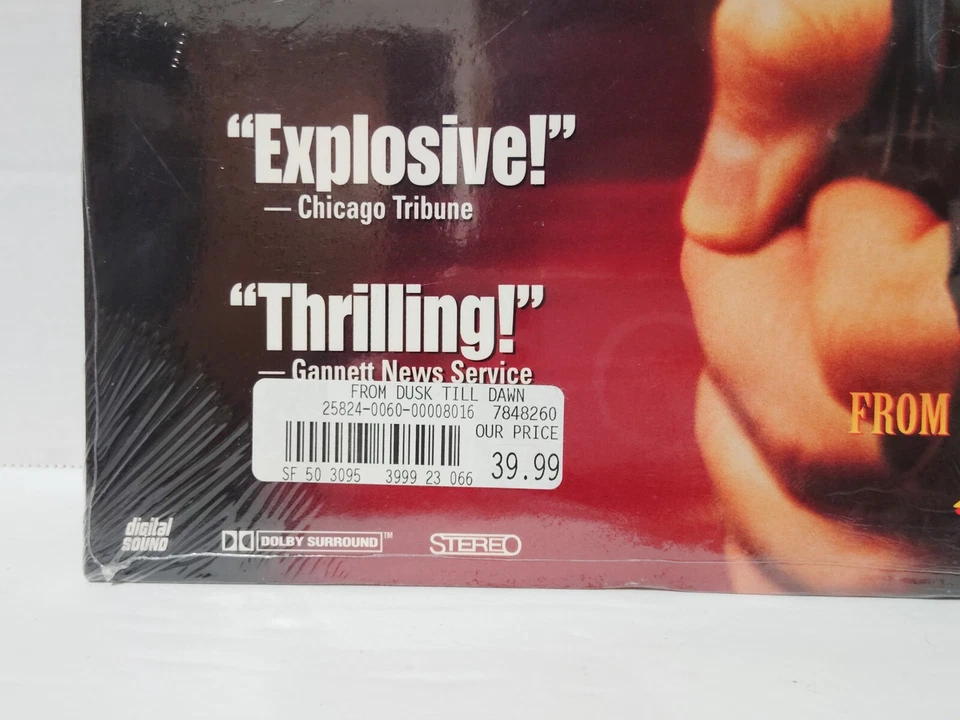 From Dusk Till Dawn Laserdisc LD Keitel Clooney Tarantino Juliette Lewis Sealed Foto 2 de 4